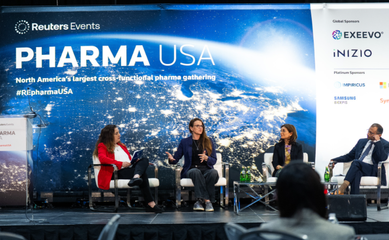 4 panellists onstage at Pharma USA