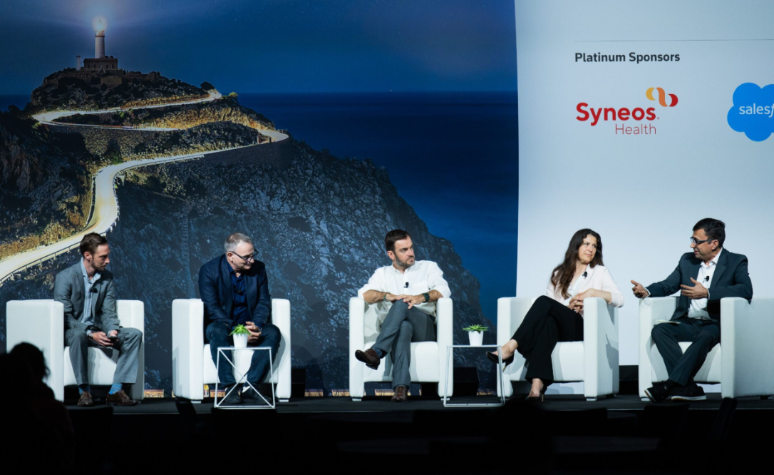 5 panellists onstage at Pharma USA