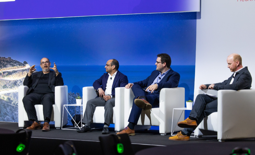 4 panellists onstage at Pharma USA