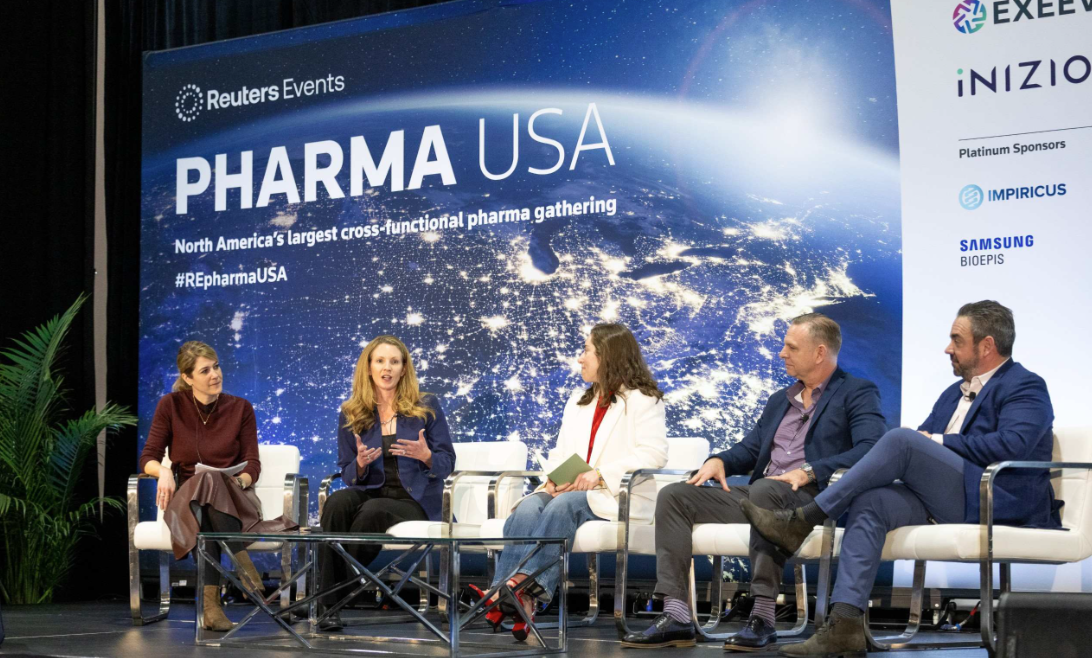 5 panellists onstage at Pharma USA