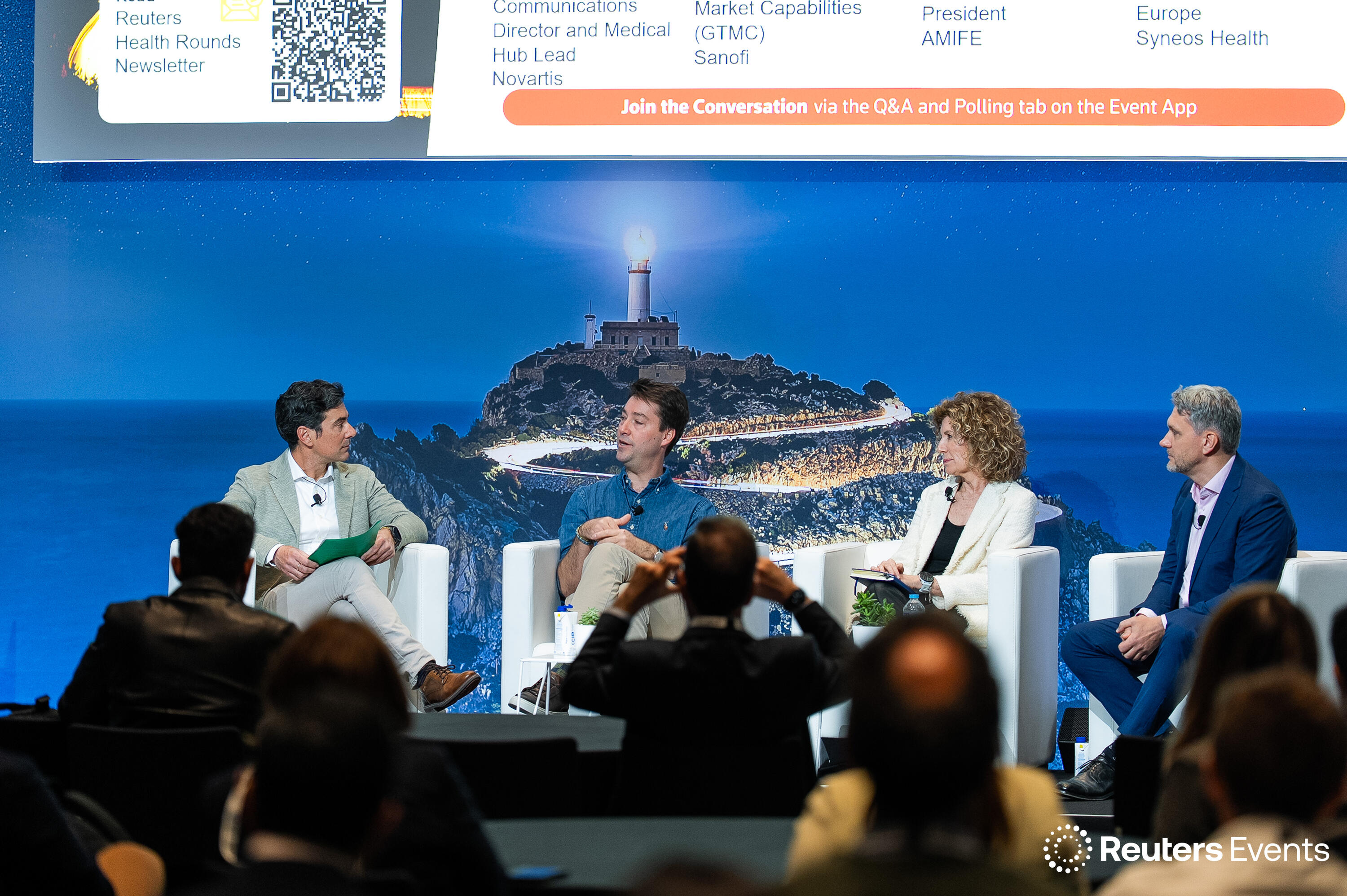 4 panellists onstage at Pharma Europe 2026