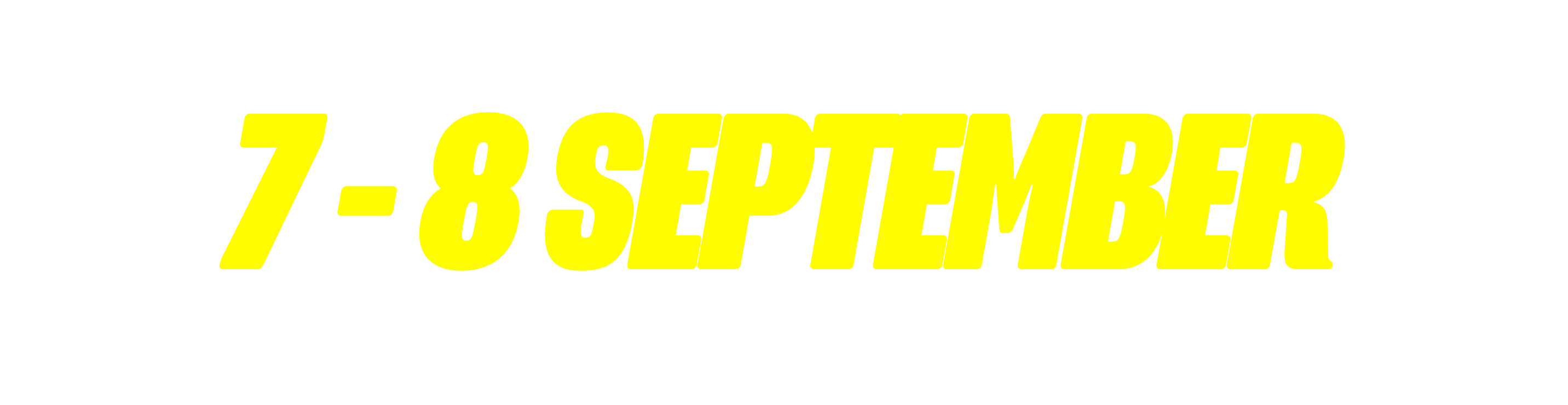 7 - 8 SEPTEMBER