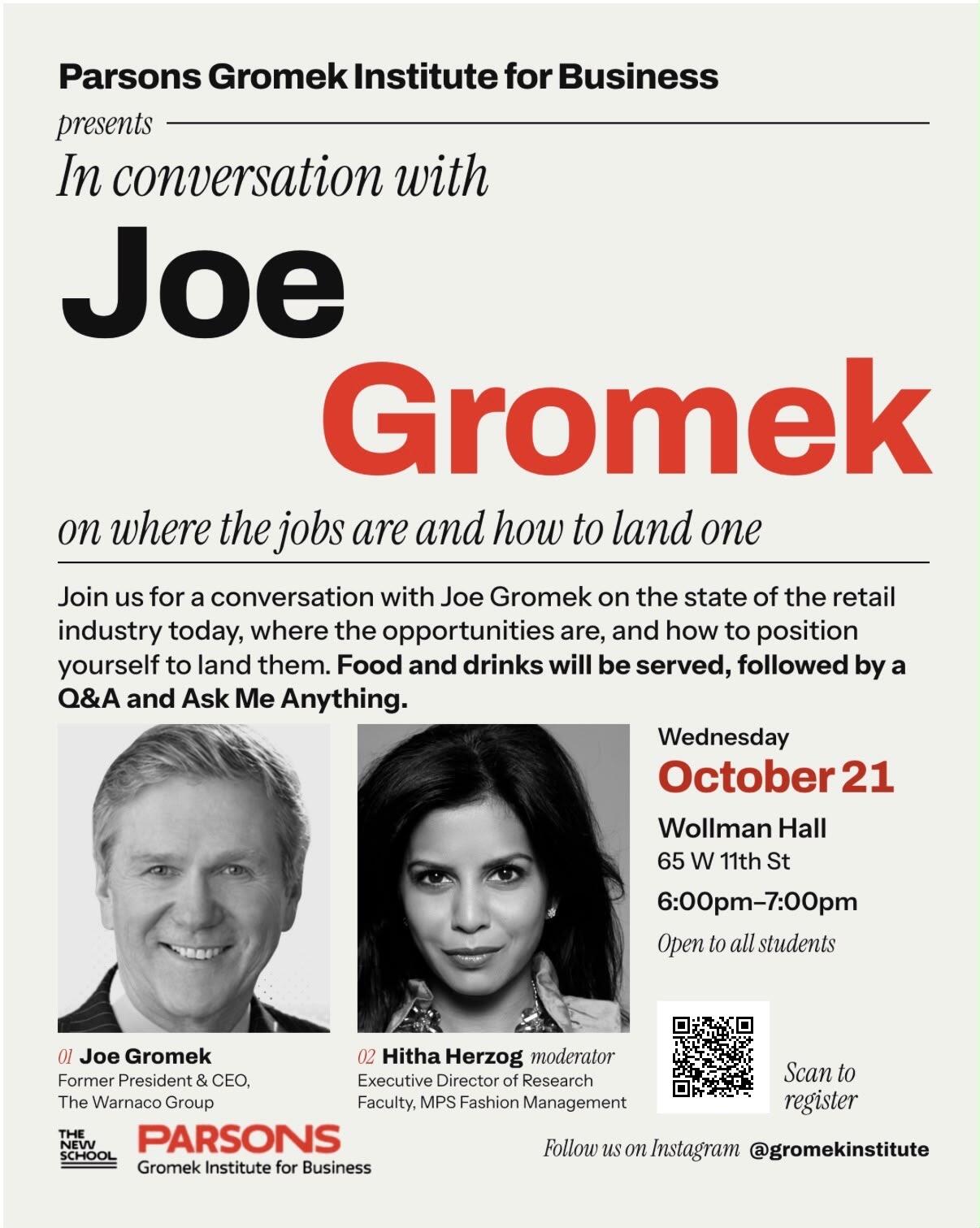 In conversation with Joe Gromek, Former President & CEO of The Warnaco Group
