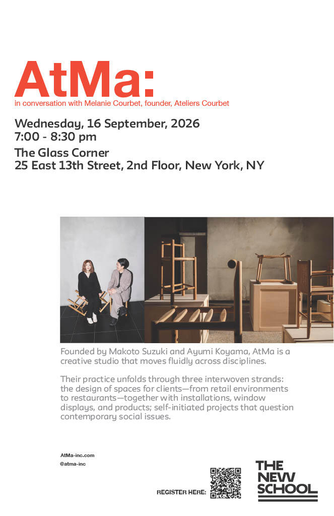 Makoto Suzuki and Ayumi Koyama of AtMa in conversation with Melanie Courbet